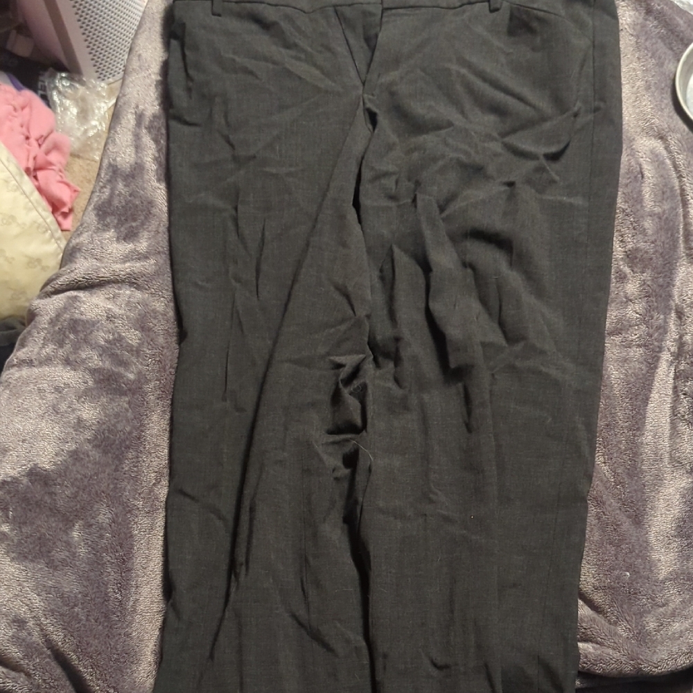Black Dress Pants with Wide Leg Design